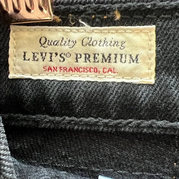 Levi’s Wedgie Bootcut Jeans in Washed Black Size 28 - Picture 4 of 5